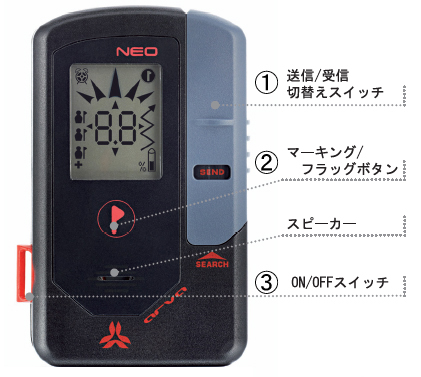 ビーコン アルバ ネオ ARVA NEO アバランチビーコン アウトドア 登山